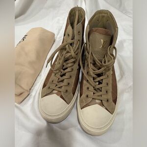Louis Vuitton Beige and Cream High-Tops